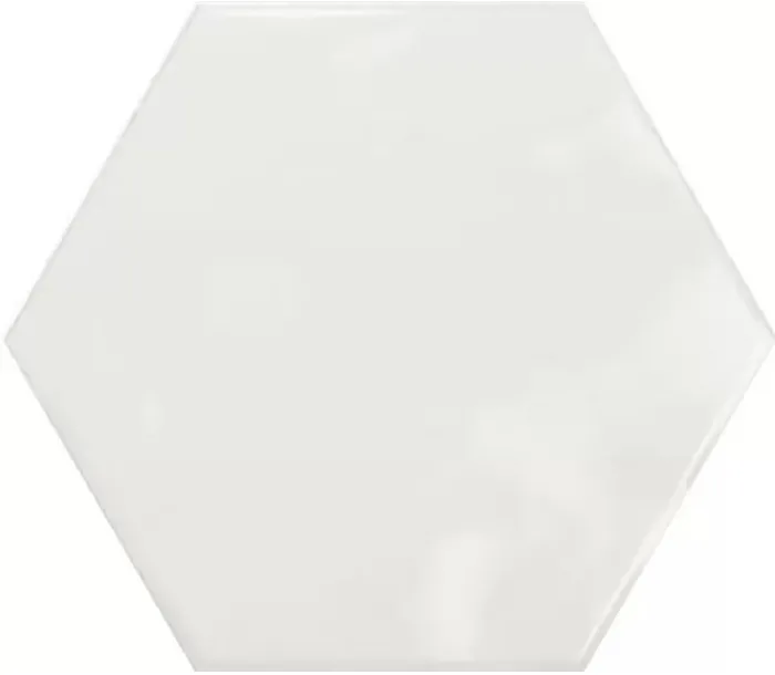 Geometry Hex White Gloss 15x17.3